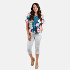 Flutter Sleeve Top - Aqua