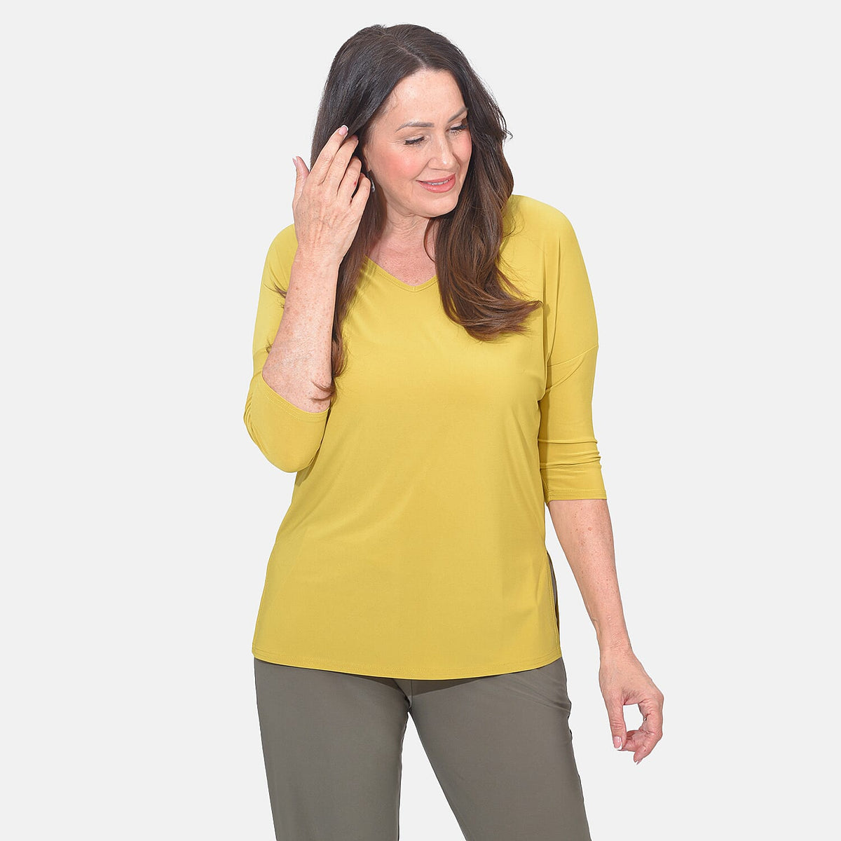 Styled By Side Split Top (Size S) - Lime V32623620 0