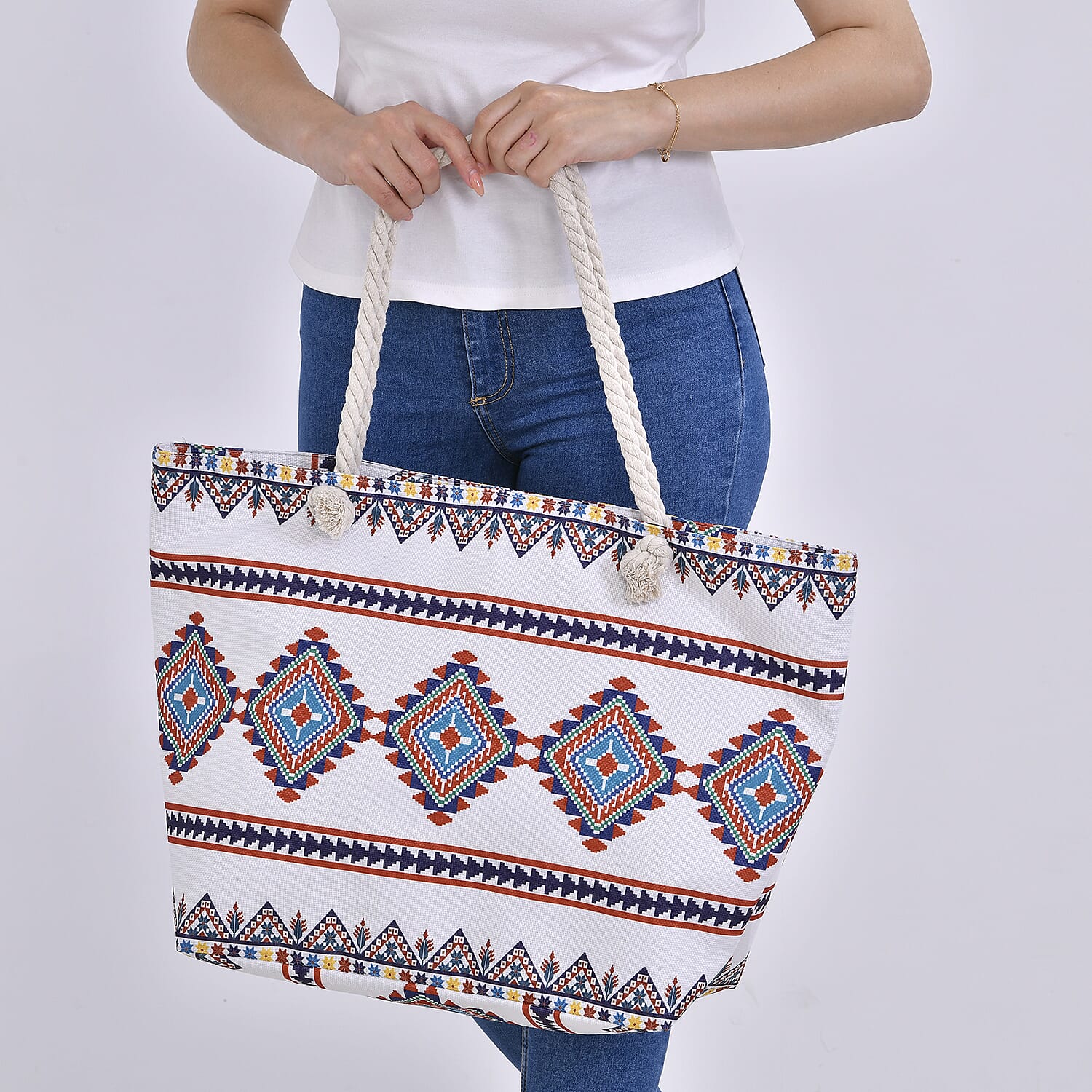 Tote Bag with Tribal Pattern 7775749 2