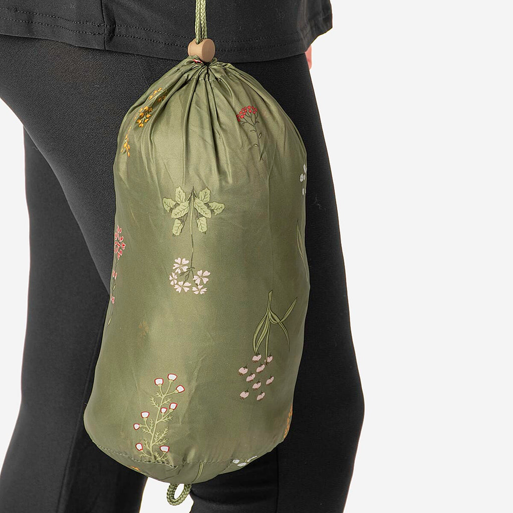 Weekend Ladies Floral Pack Away Gilet (Size 12)- Green