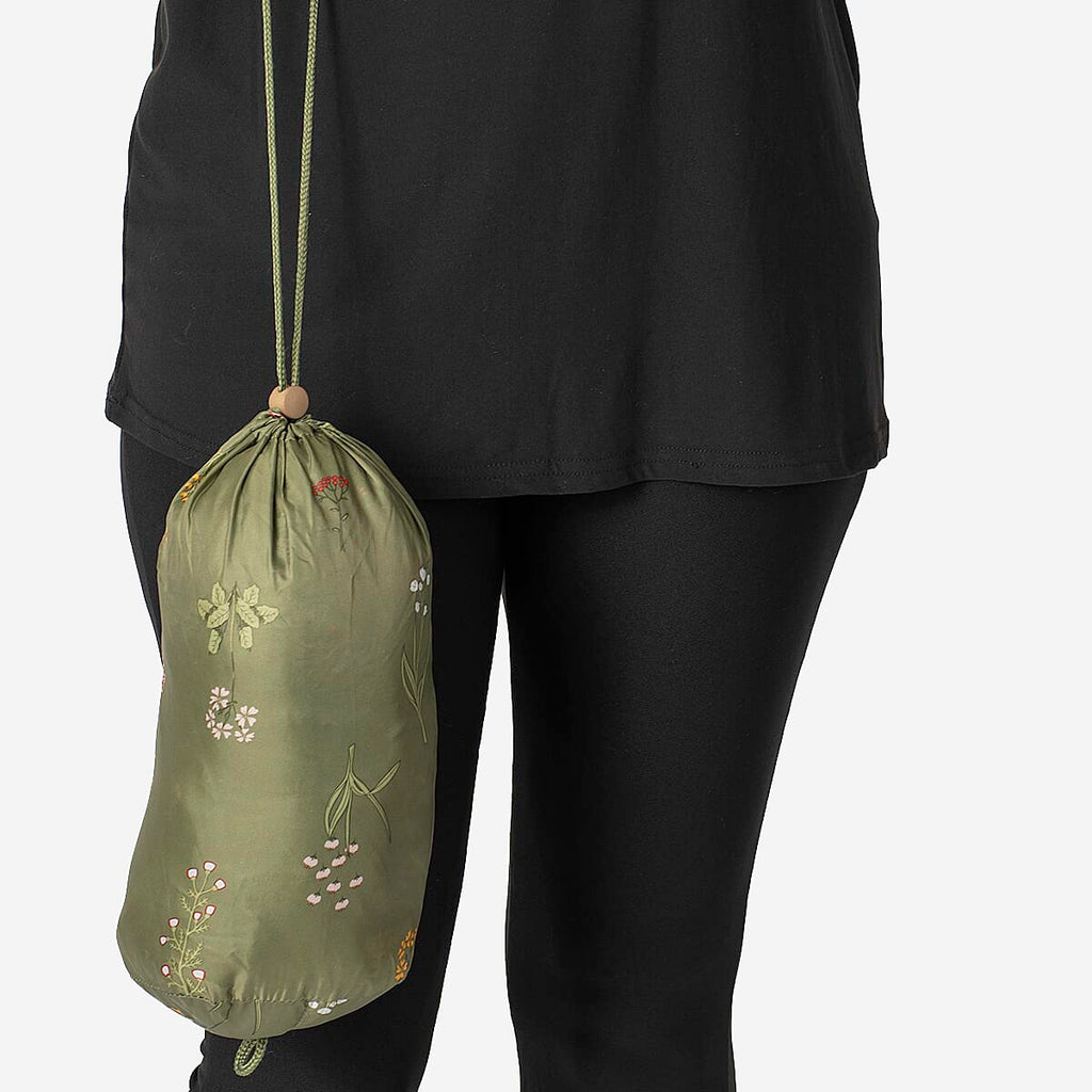 Weekend Ladies Floral Pack Away Gilet (Size 12)- Green