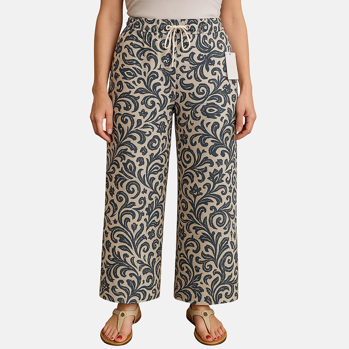 Polyester Woven Jean and Pant-Trouser (Size 1x1 cm) - Black 7758740 0