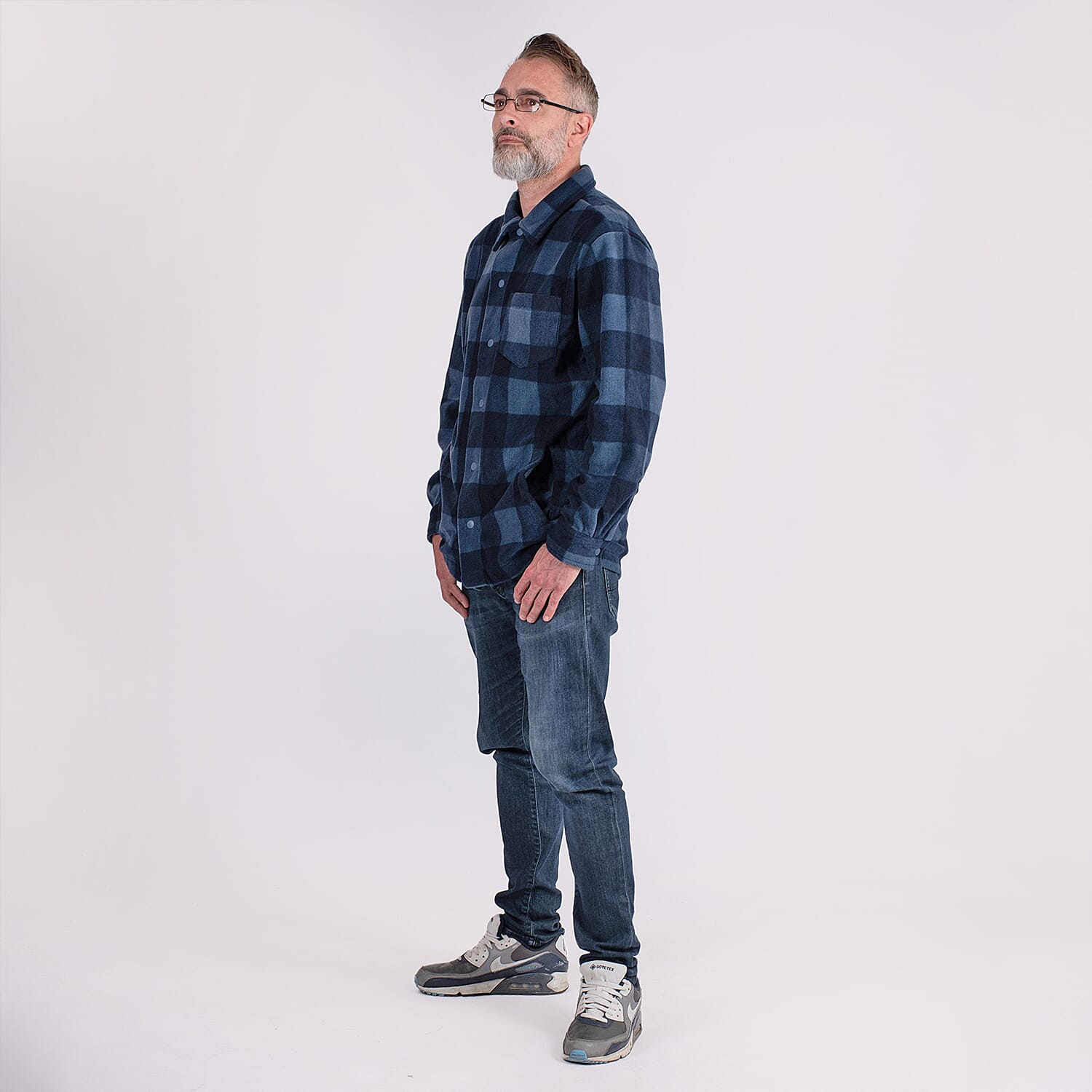 Mens Long Sleeve Check Shirt 7812755 1