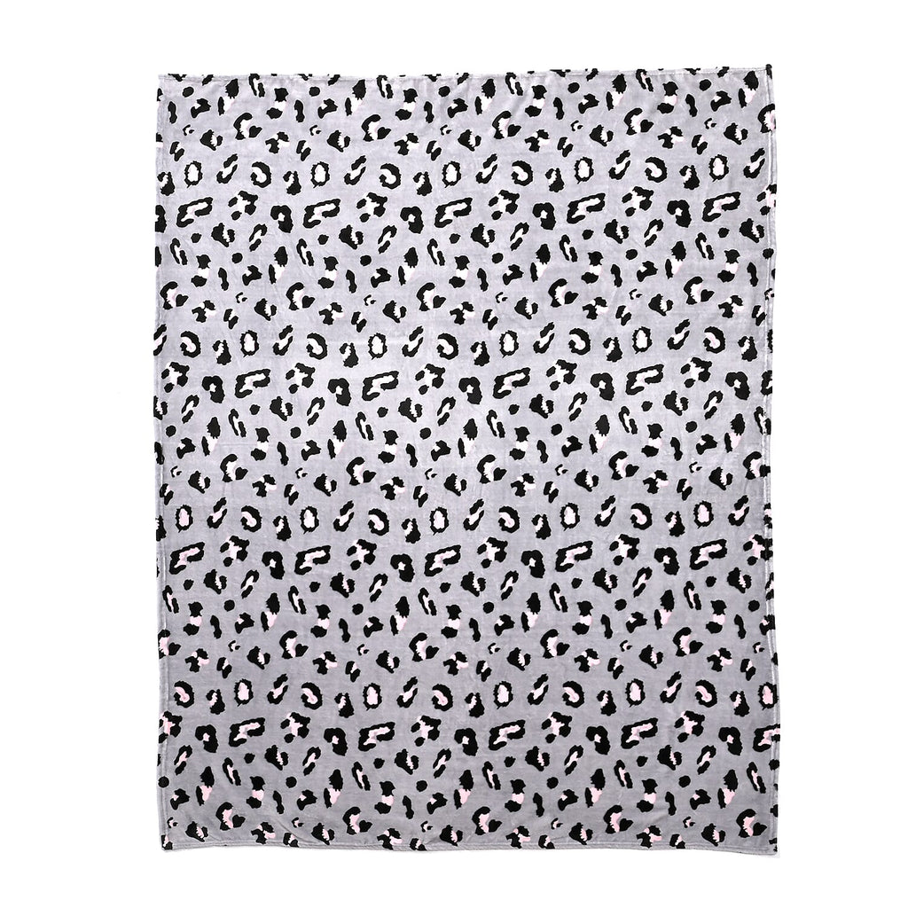 Cosytime Zebra 270gsm Flannel Blanket (Size 200x150 cm) - Zebra & White