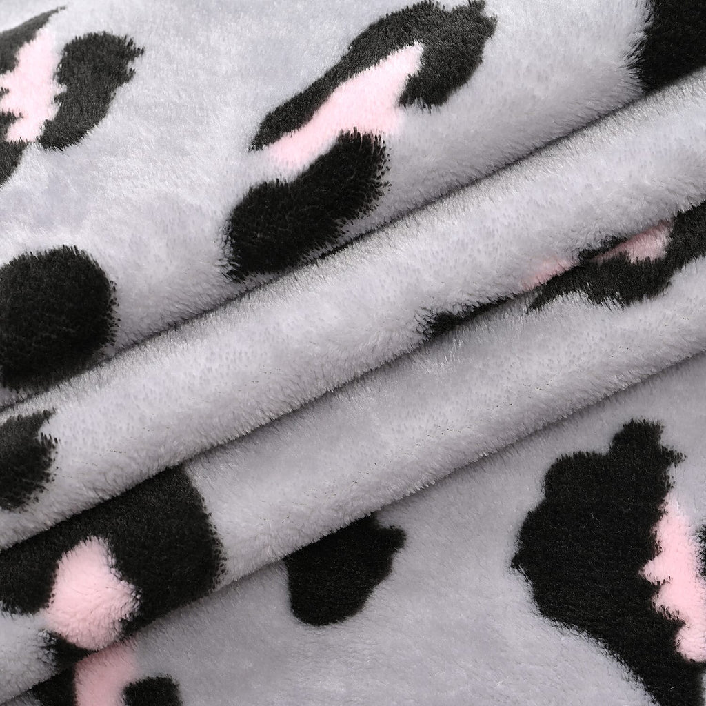 Cosytime Zebra 270gsm Flannel Blanket (Size 200x150 cm) - Zebra & White