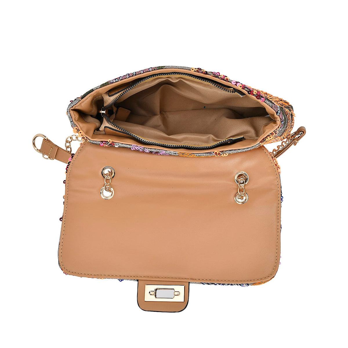 Sequin Floral Crossbody Bag 7689259 4