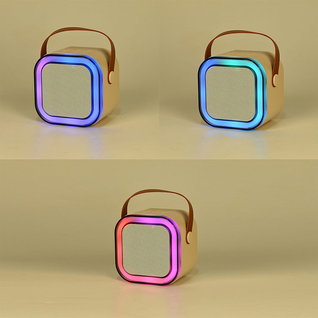 Portable Karaoke Bluetooth Speaker with 2 Microphones and RGB Lighting 7847169 12