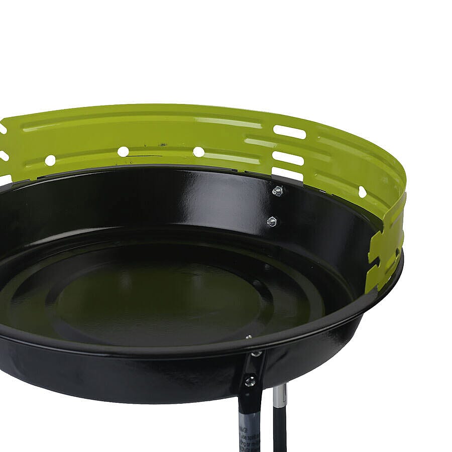 Portable Multipurpose Charcoal Barbeque Grill - Green 6484731 2