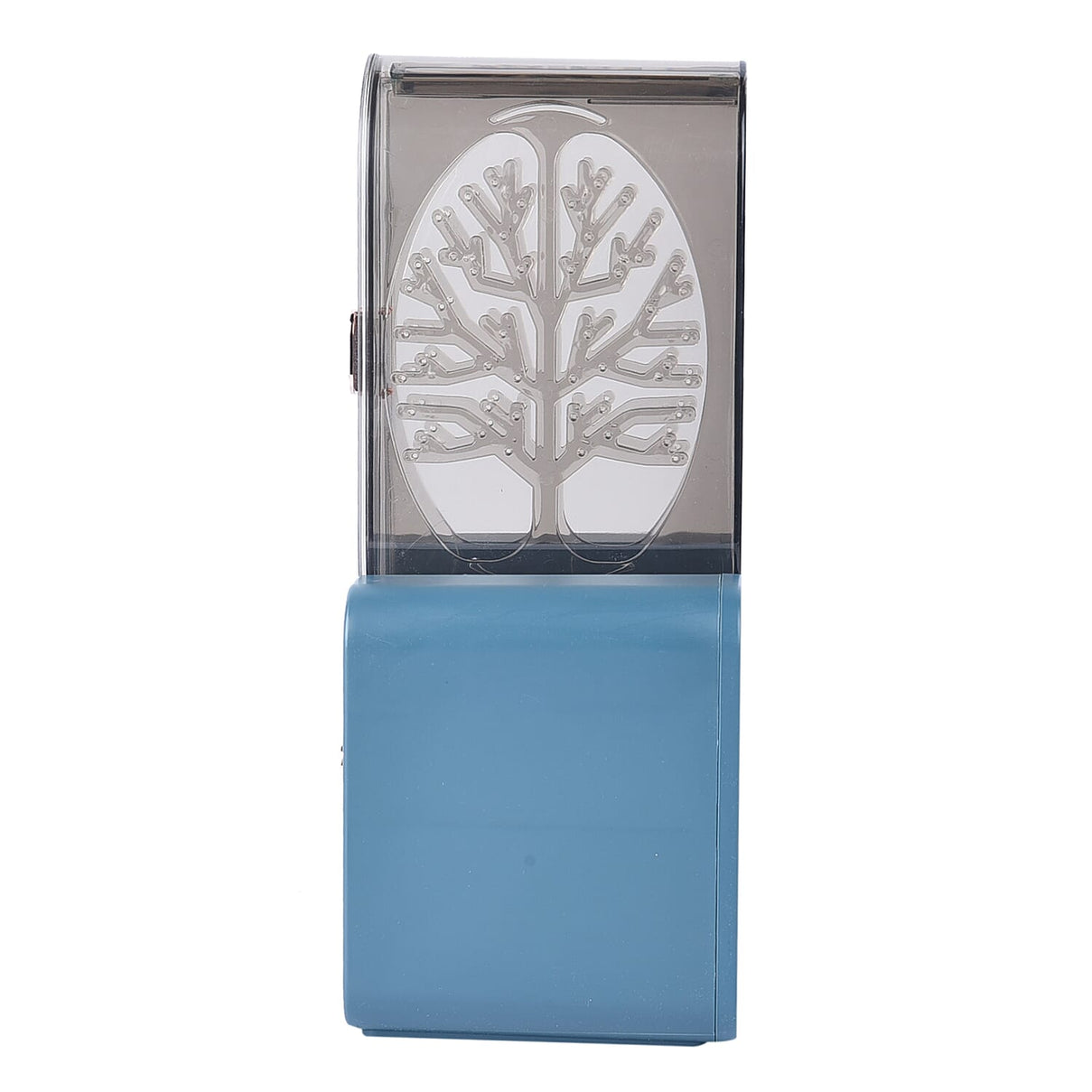 Portable Transparent Earrings Display Jewellery Organiser with 2 Drawer for Jewellery, Watches, , Mini Perfumes, Mini Brushes -Blue 6344470 3