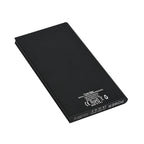 5000mAh Power Bank with Solar Panel - Mountaineering Buckle - Black