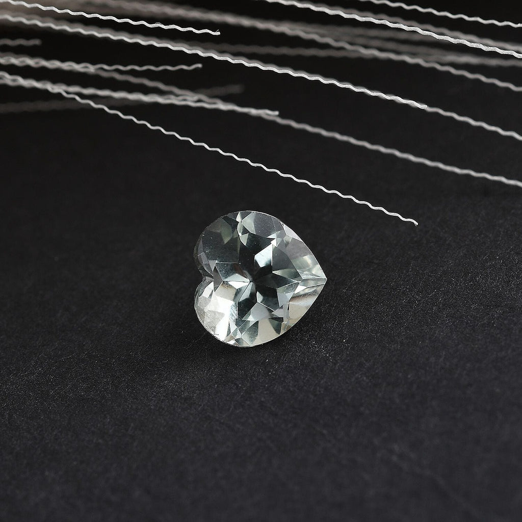 Prasiolite Heart 8 mm