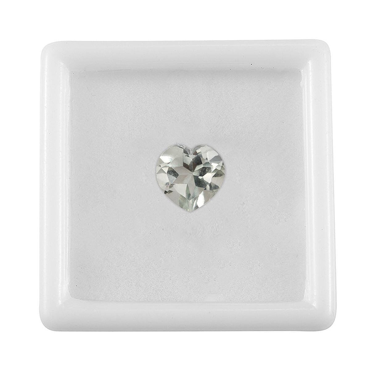 Prasiolite Loose Gemstone in Heart Shape (8 mm) 7733731 3