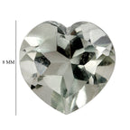 Prasiolite Heart 8 mm