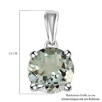 Prasiolite Pendant in Platinum Overlay Sterling Silver 2.75 Ct.