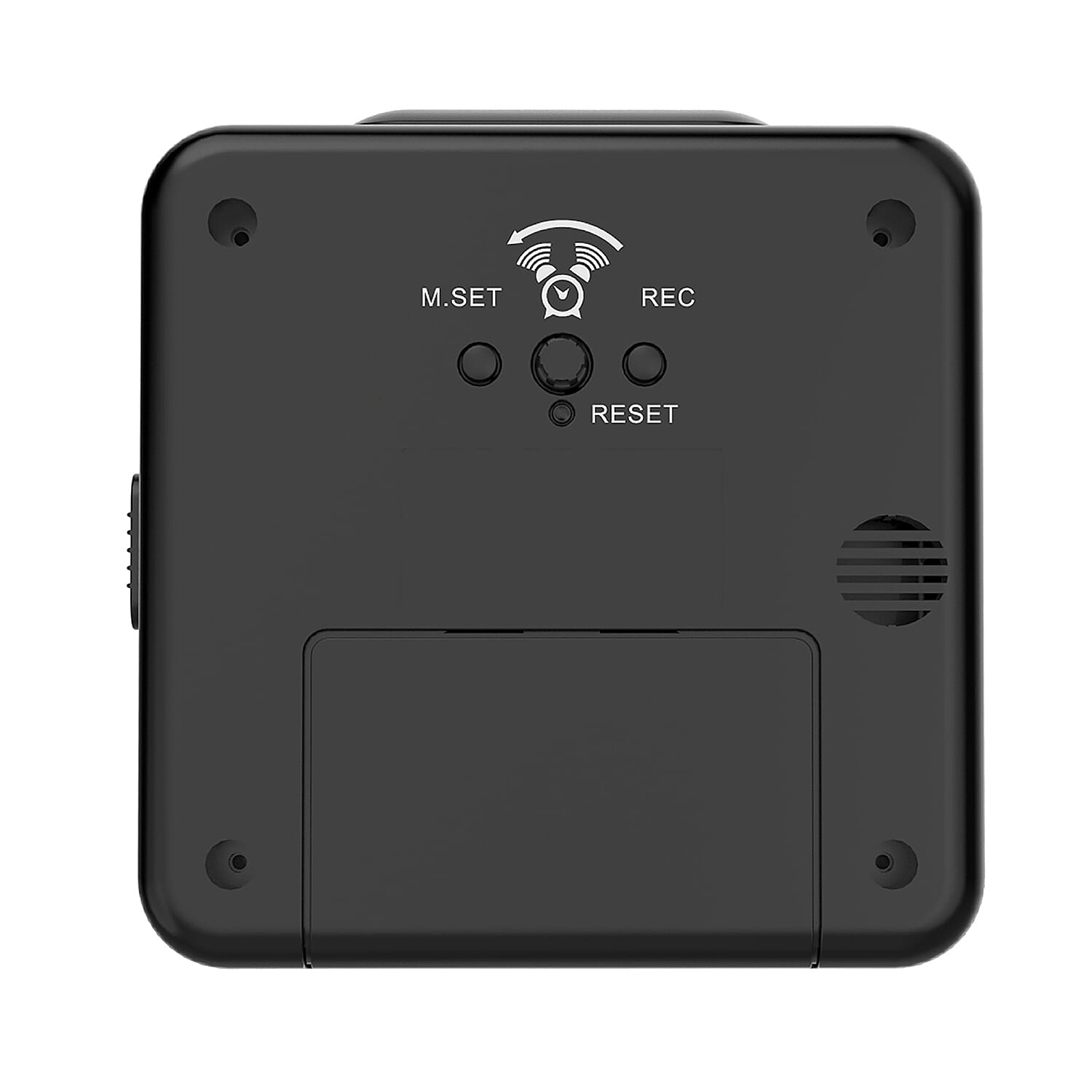 Precision Radio Controlled Alarm Clock - Analog Display with Snooze &amp; Light (AA Battery Not Incl.) - Black 8097388 3