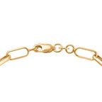 JCK Vegas Preview Deal - Designer Inspired 9K Yellow Gold Paperclip Bracelet (Size - 7.5)