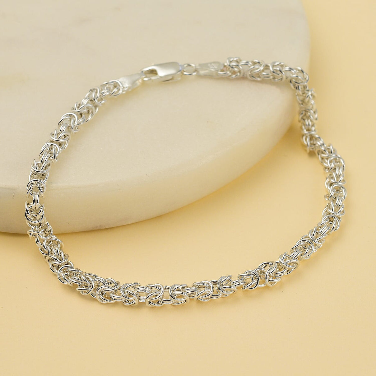 Preview Vicenza Showcase - Sterling Silver Byzantine Bracelet (Size - 7.5) 7712285 1