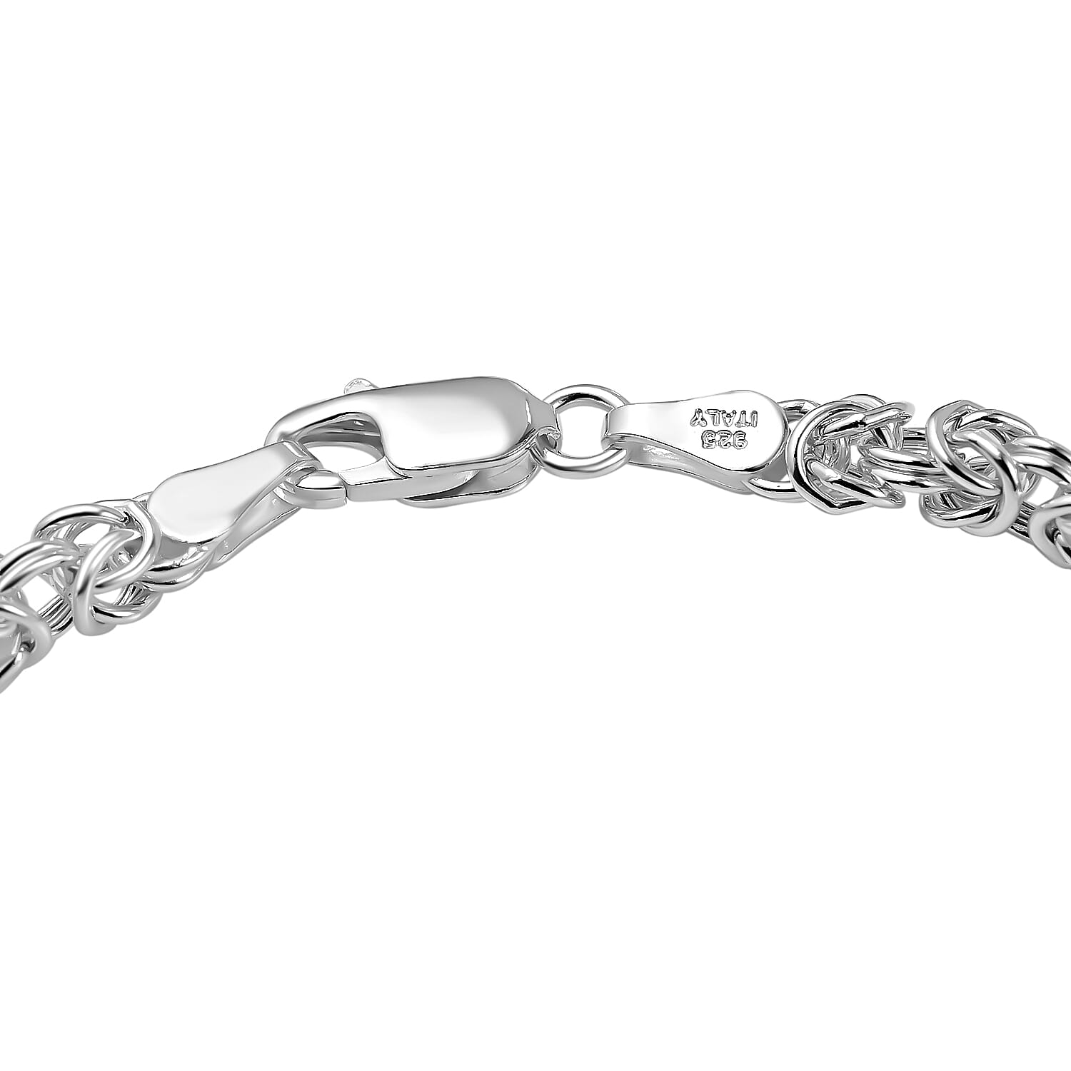 Preview Vicenza Showcase - Sterling Silver Byzantine Bracelet (Size - 7.5) 7712285 3
