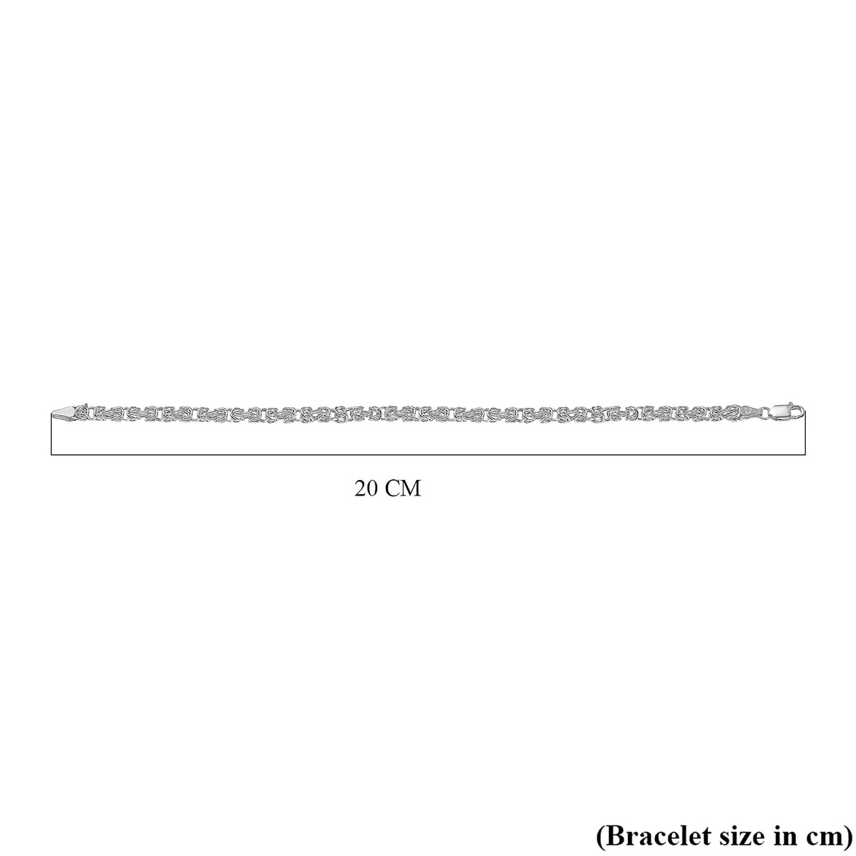 Preview Vicenza Showcase - Sterling Silver Byzantine Bracelet (Size - 7.5) 7712285 4
