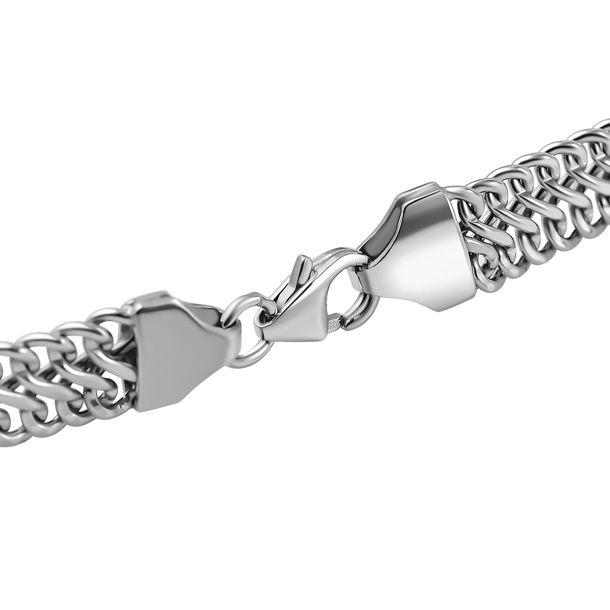 Vicenza Showcase - Sterling Silver Curb Bracelet (Size - 7) 7712299 3