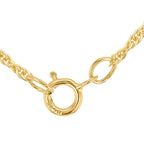 9K Yellow Gold  Chain (Size - 16),  Gold Wt. 0.78 Gms
