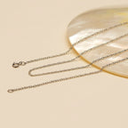 9K White Gold  Chain (Size - 18),  Gold Wt. 0.87 Gms