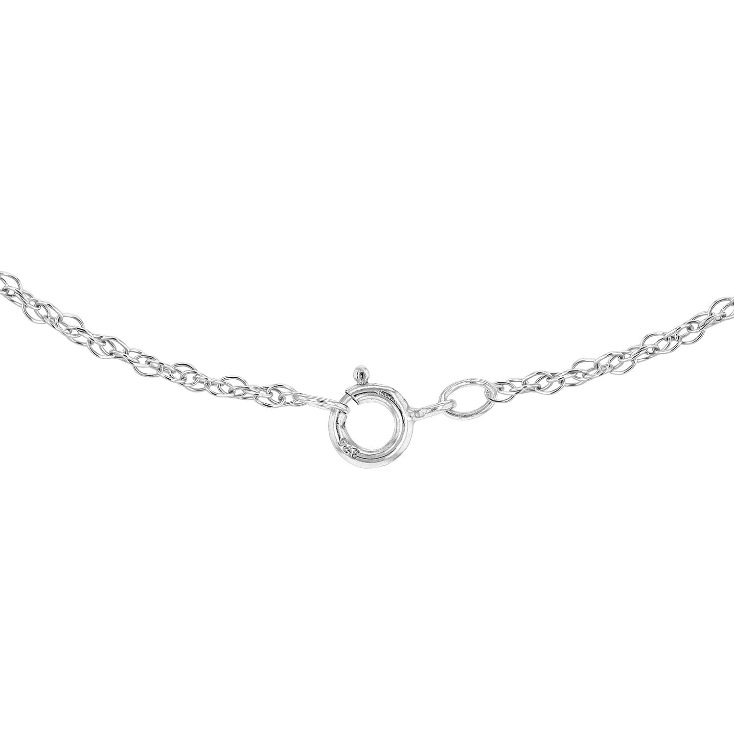 Prince of Wales Chain 18 Inch in 9K White Gold 7587986 4