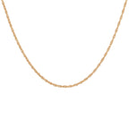 9K Rose Gold  Chain (Size - 20),  Gold Wt. 0.97 Gms