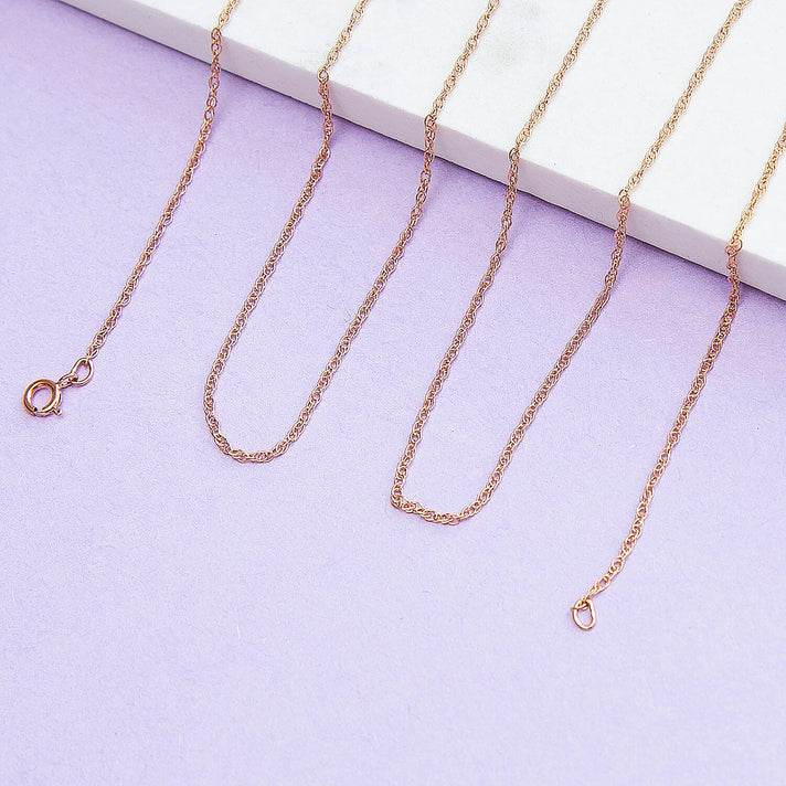 Prince of Wales Chain 20 Inch in 9K Rose Gold 7583137 2
