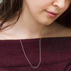 9K Yellow Gold  Chain (Size - 20),  Gold Wt. 0.97 Gms