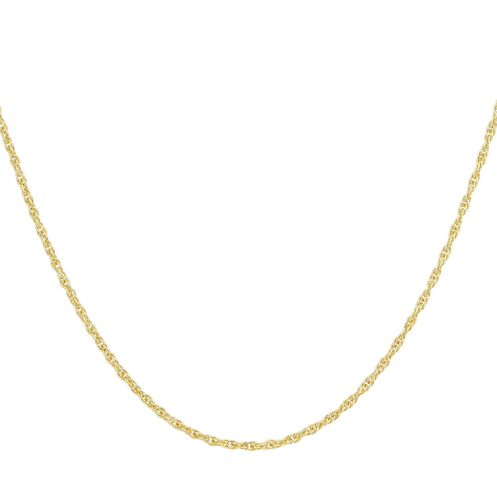 9K Yellow Gold  Chain (Size - 20),  Gold Wt. 0.5 Gms