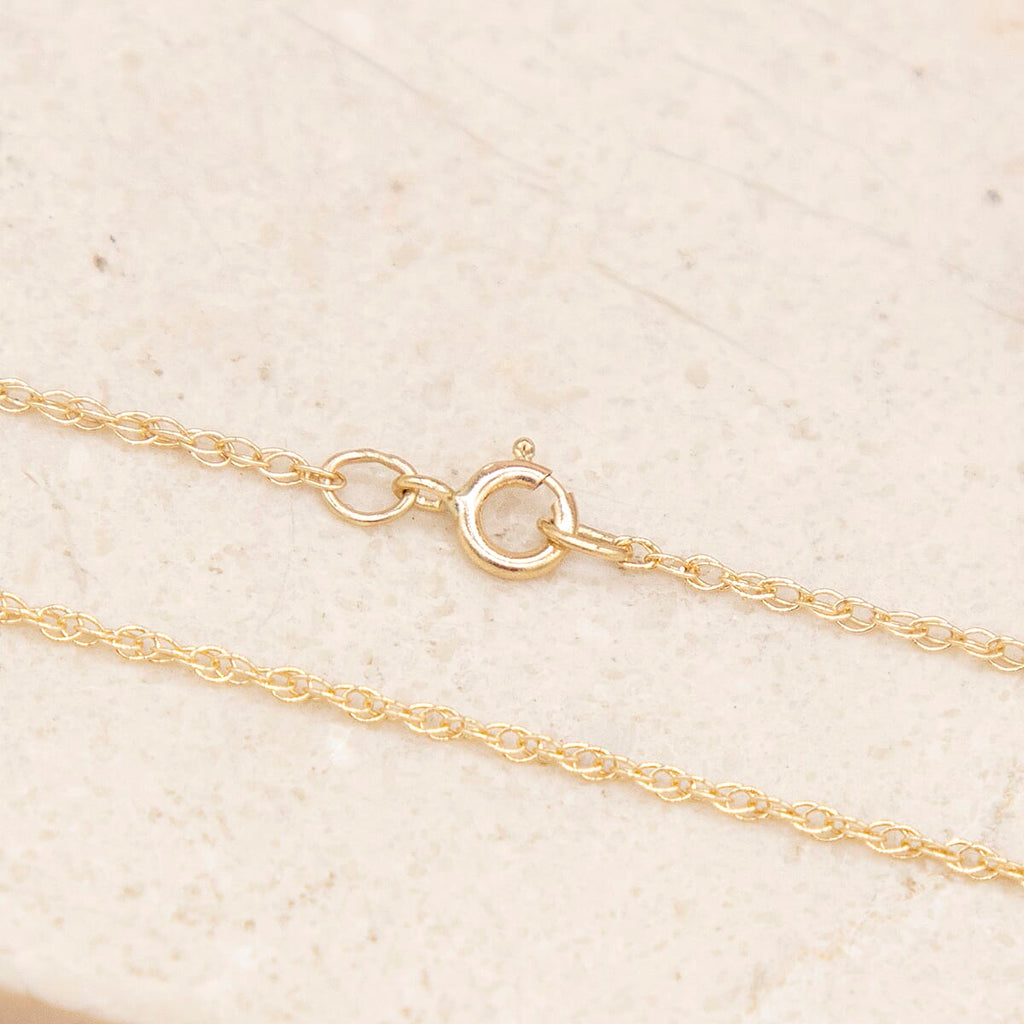 9K Yellow Gold  Chain (Size - 24),  Gold Wt. 1.2 Gms