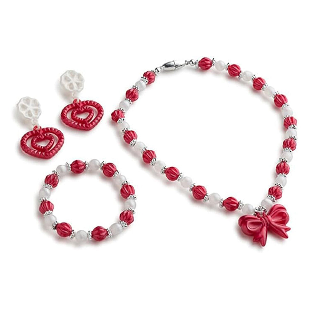 Princess Jewelry Necklace, Earring and Bracelet Set - Red 8298716 0