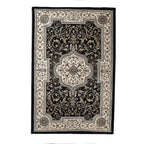 Pile Woven 950 GSM Traditional Carpet (Size 180x120cm) - Yellow