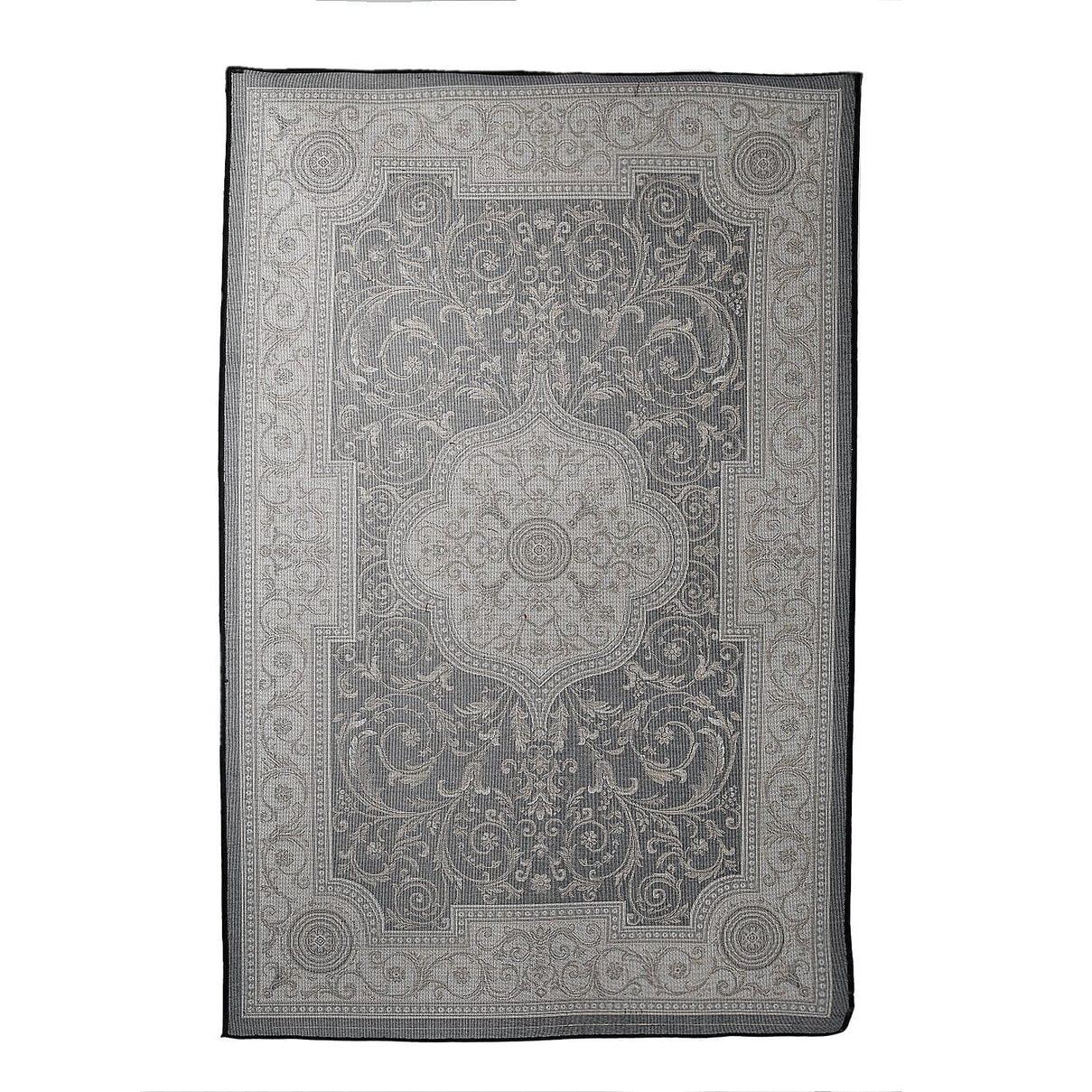 Pile Woven 950 GSM Traditional Carpet - Black 7698229 7