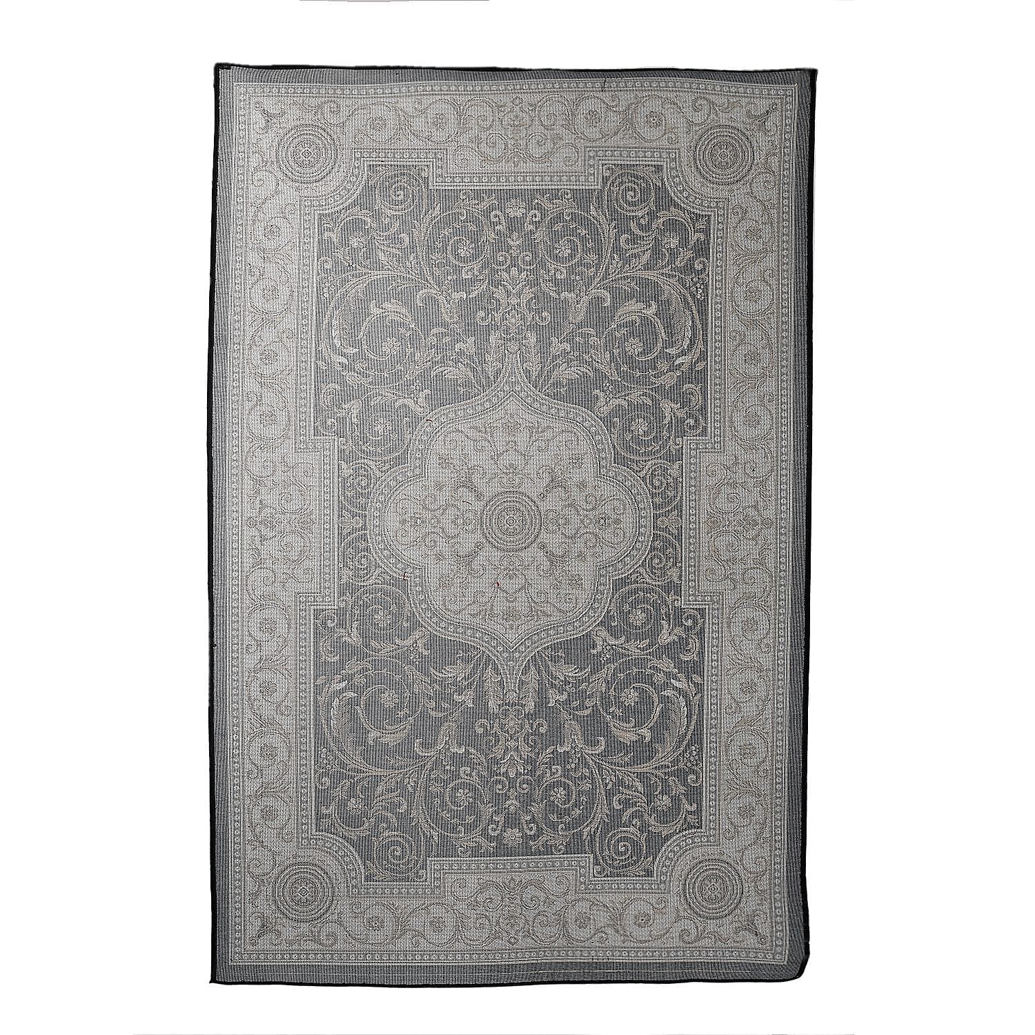 Pile Woven 950 GSM Traditional Carpet - Black 7698229 7