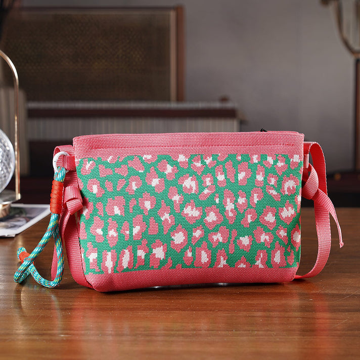Designer-Inspired Printed Crossbody Bag - Coral 8415447 2