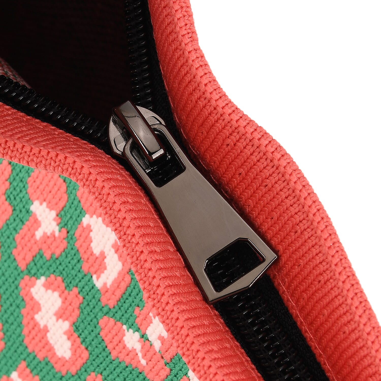 Designer-Inspired Printed Crossbody Bag - Coral V32517482 7