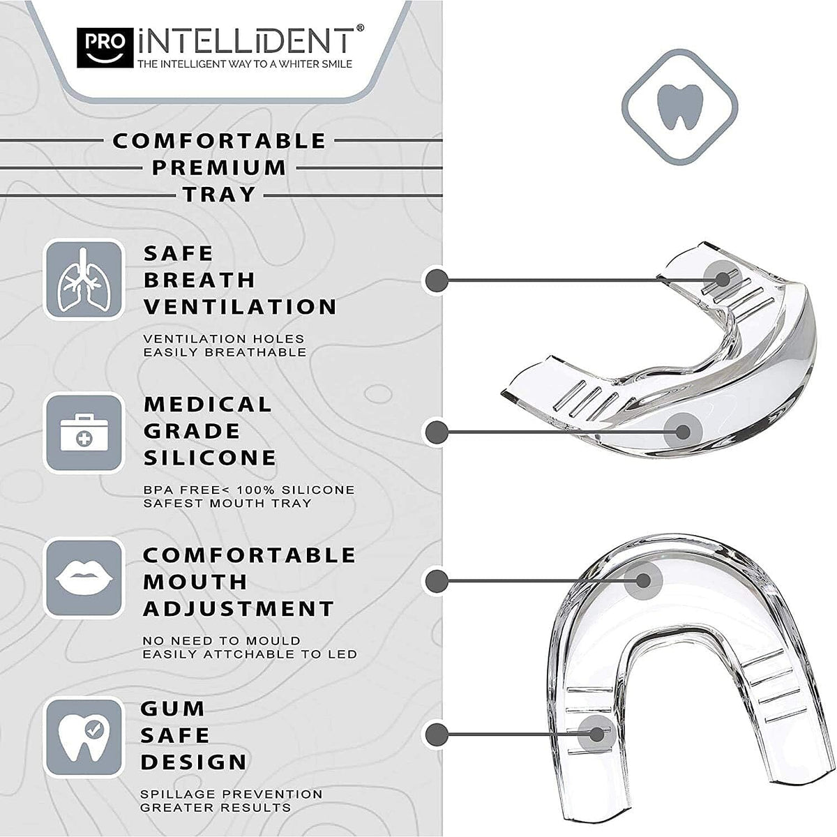 Pro Intellident Teeth Whitening Kit with LED Light 8021827 3