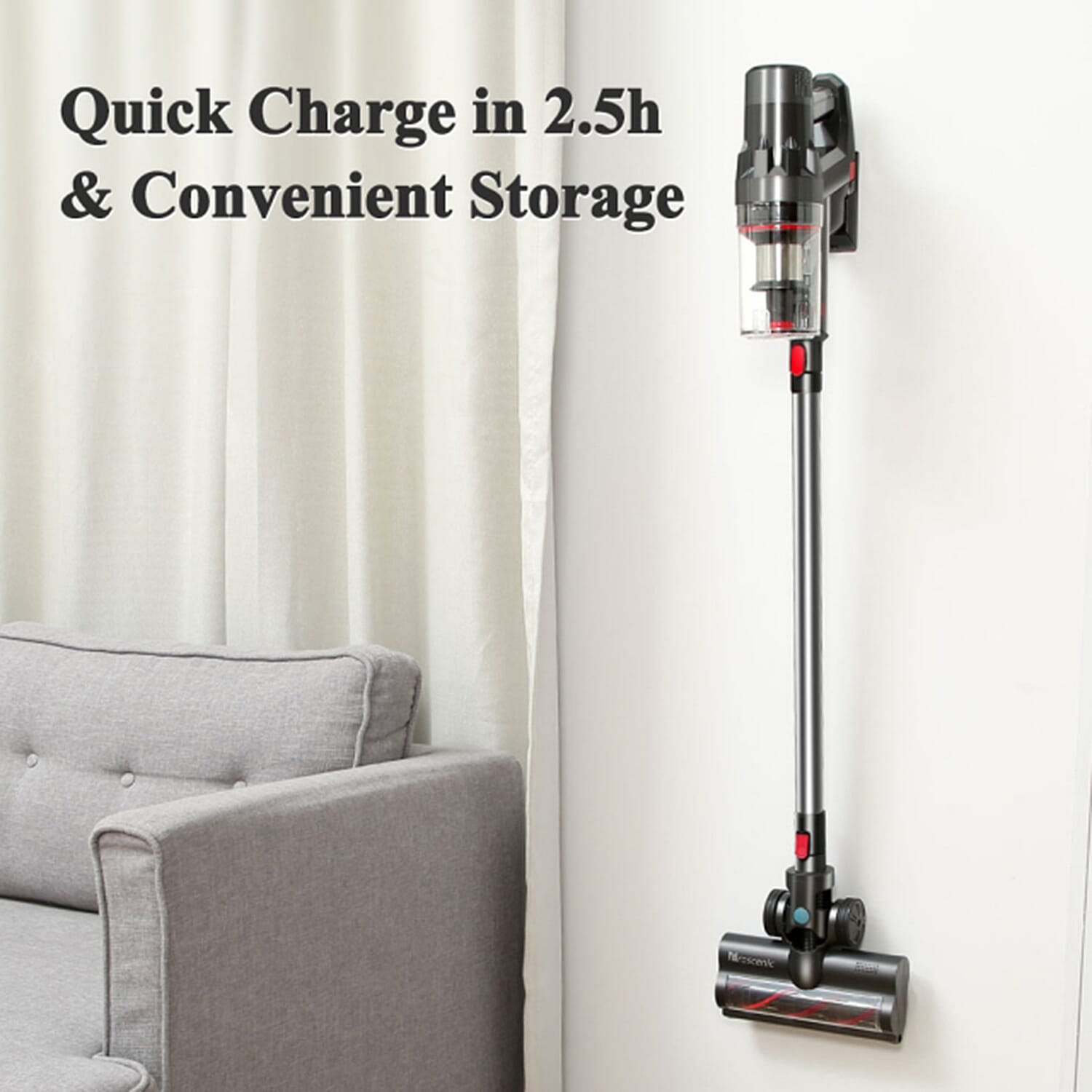 Proscenic P11 Cordless Vacuum Cleaner-Black 7750895 2