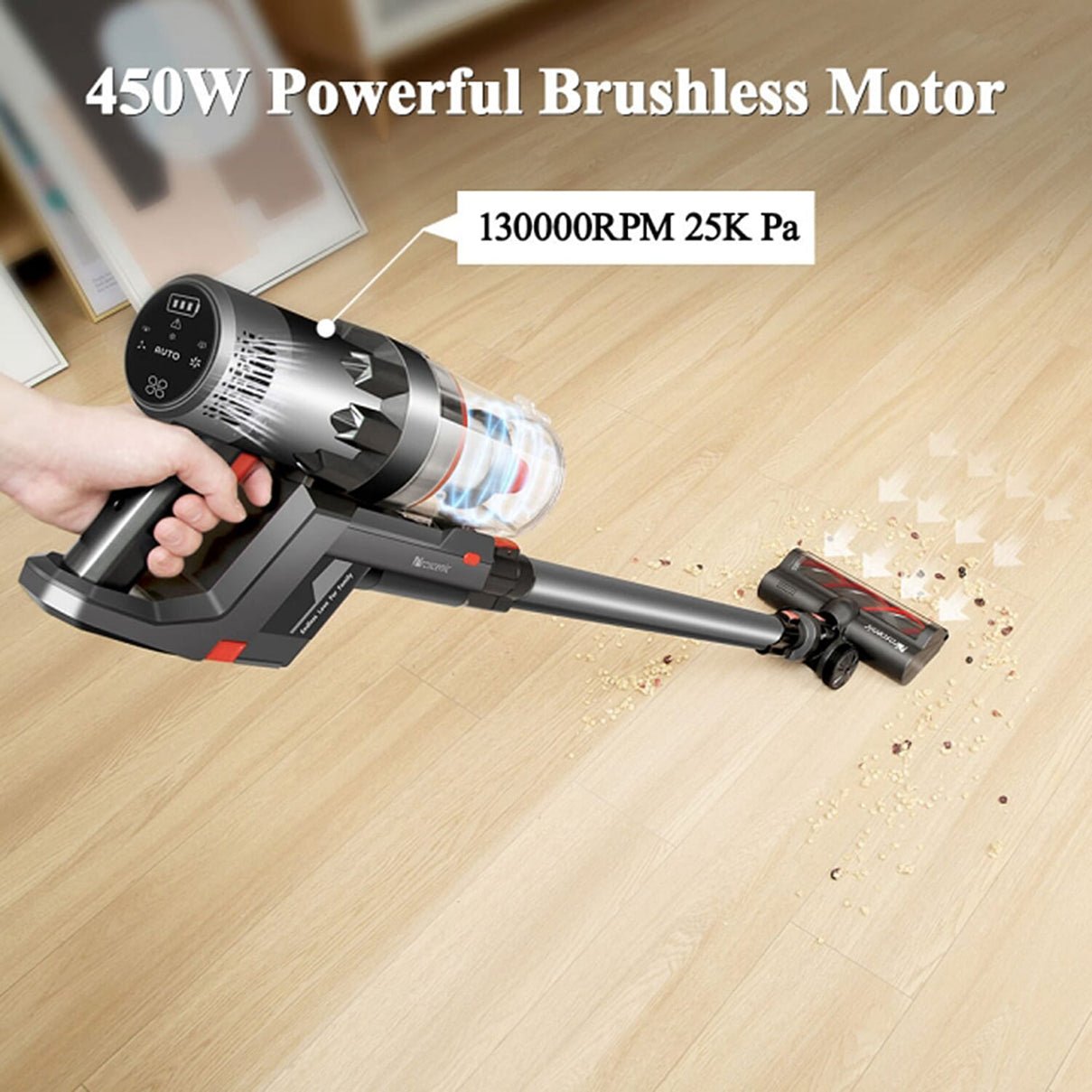 Proscenic P11 Cordless Vacuum Cleaner-Black 7750895 3
