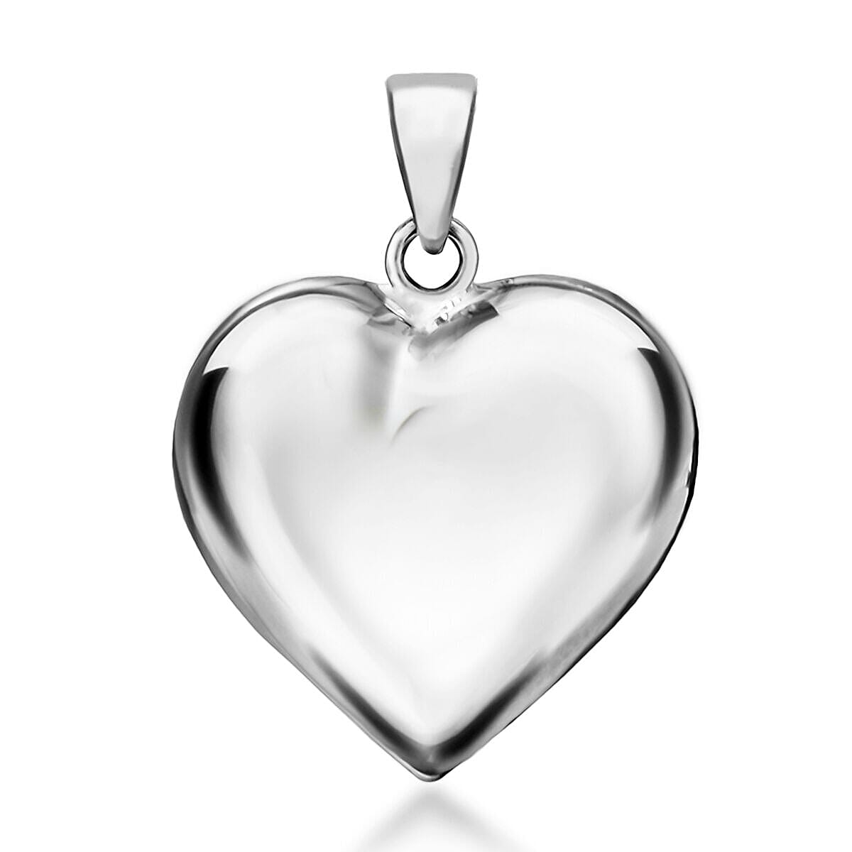 Sterling Silver 24.4mm x 28mm Puffed Heart Pendant 7318061 0