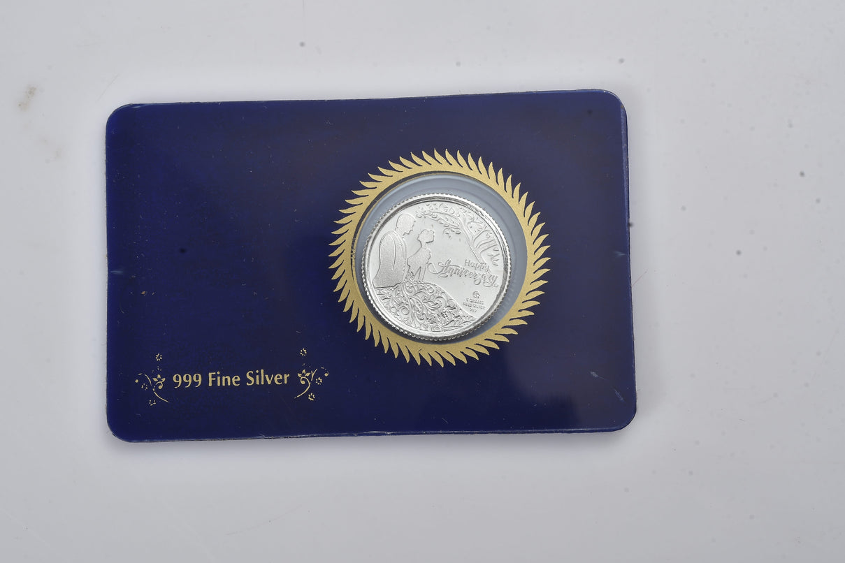 Pure 999 Silver Coin, Silver Wt. 5.00 Gms. 8057470 4