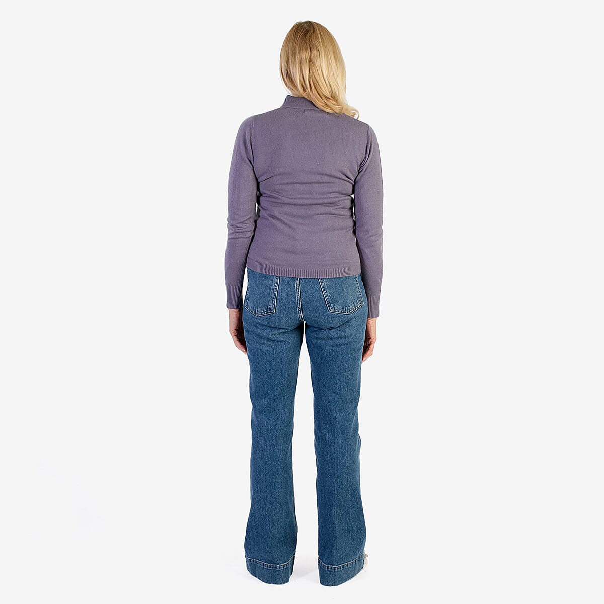 Pure And Natural Acrylic Cashmillon Jumper (Size - 22-24) - Dusky Plum 8281255 2