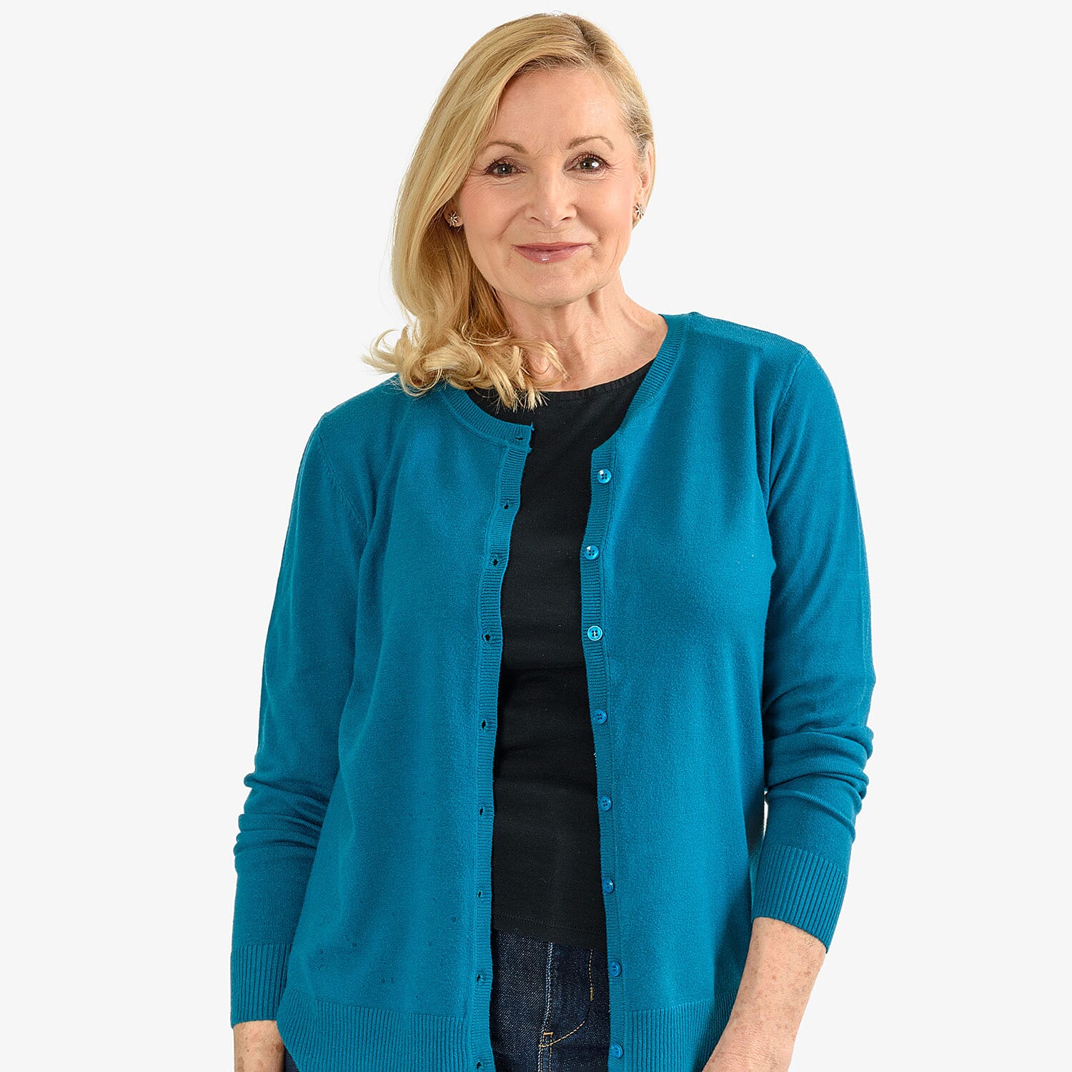 Pure And Natural Crew Neck Cardigan 8076862 0