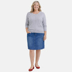 Pure And Natural Crew Neck Cardigans (Size 14) - Grey