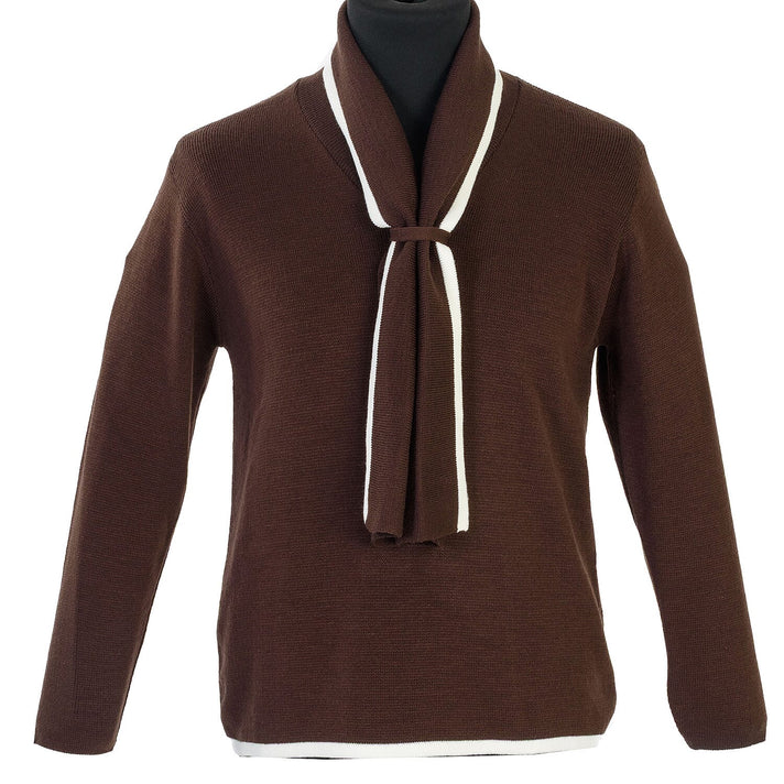 Pure And Natural Knitted Scarf Jumper 8221611 2