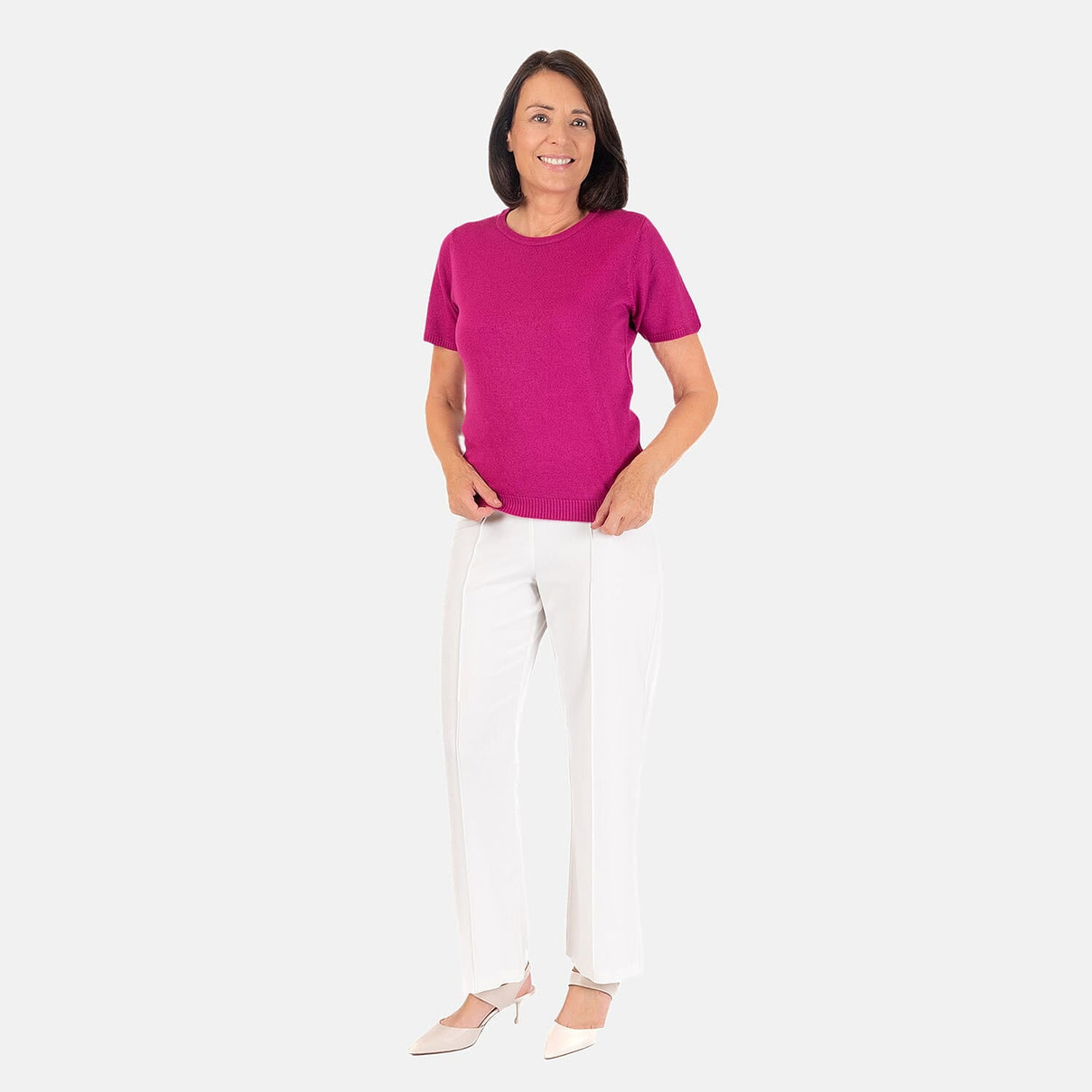 Pure and Natural Crew Neck Short Sleeves Jumper 7932704 4