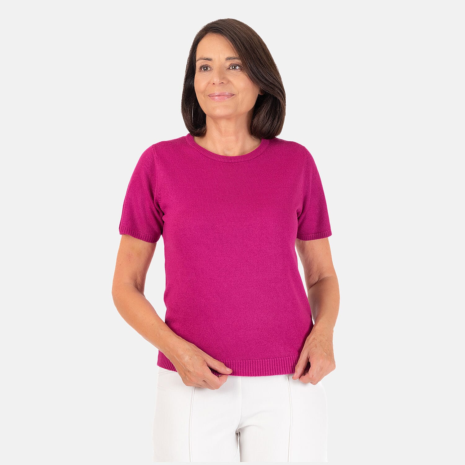 Pure and Natural Crew Neck Short Sleeves Jumper 7932704 5