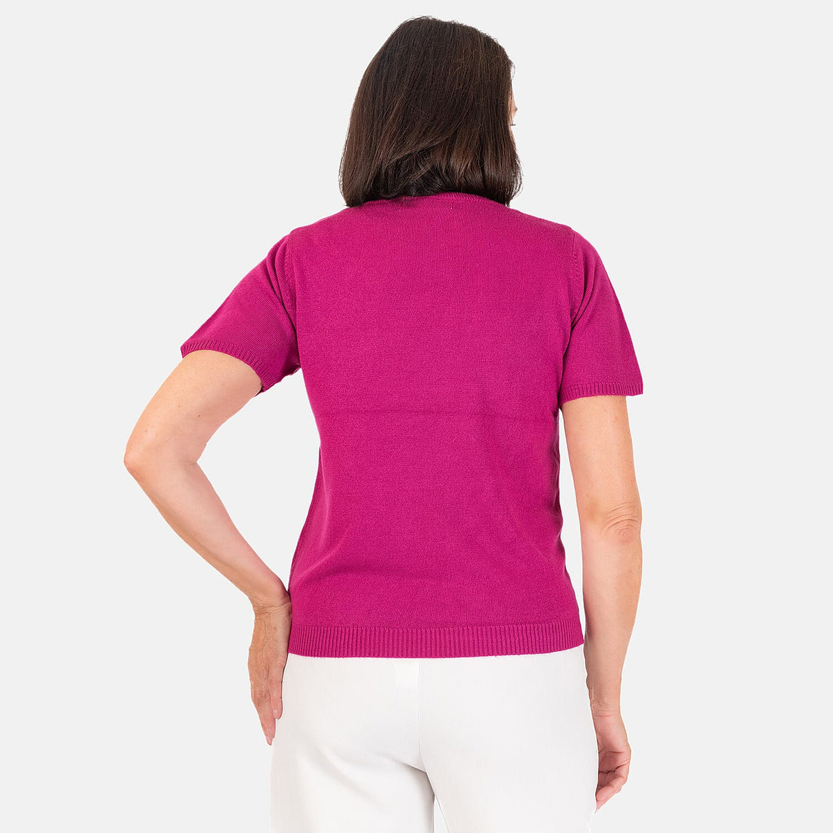 Pure and Natural Crew Neck Short Sleeves Jumper 7932704 7